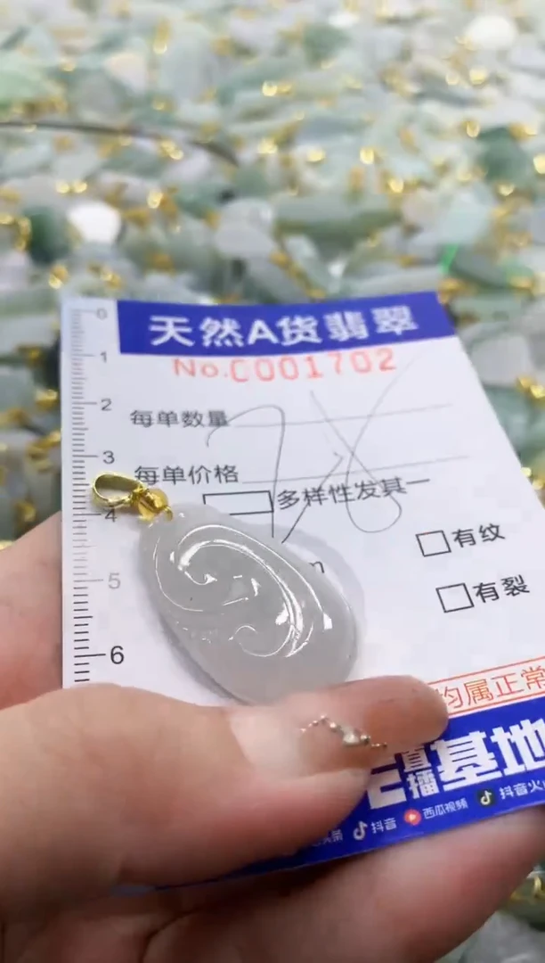 颈饰未镶嵌翡翠天然A货翡翠