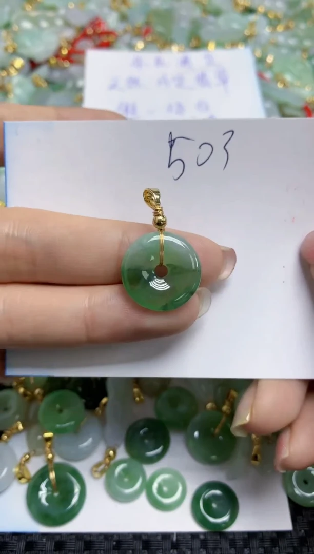 【闪购商品】翡翠颈饰合金   天然A货翡翠