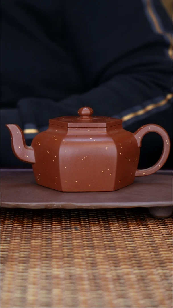 茶壶紫砂汀禾紫砂馆藏级别曹中军老师《平盖莲子》450cc