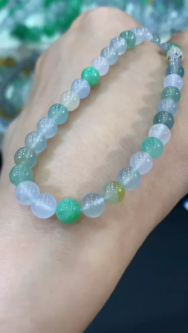 未镶嵌手串翡翠C162