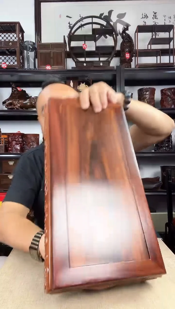 木瑕疵352老李红木工艺品