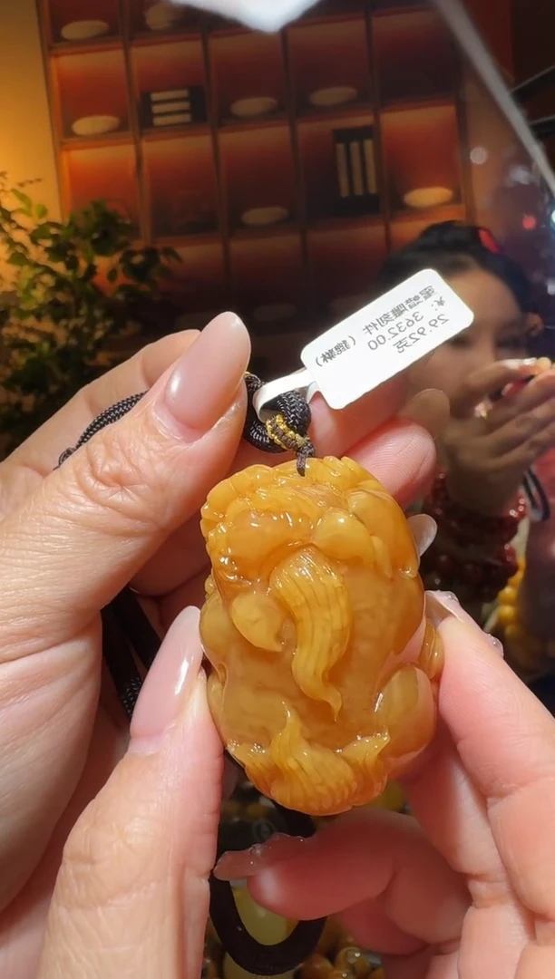 蜜蜡颈饰未镶嵌309天然蜜蜡珠宝奇石全都保真