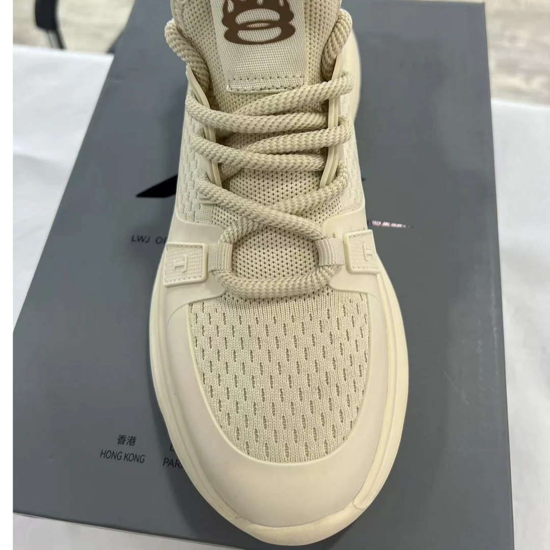 夏季新品网面一脚蹬轻便休闲通勤减震运动高弹复古中国风男鞋