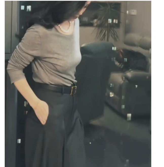 2025春季新款网红同款洋气气质韩版潮流打底衫半身裙时尚-Y6S