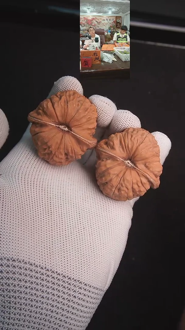 把件文玩核桃60号 A南瓜墩45左右全品（批量）