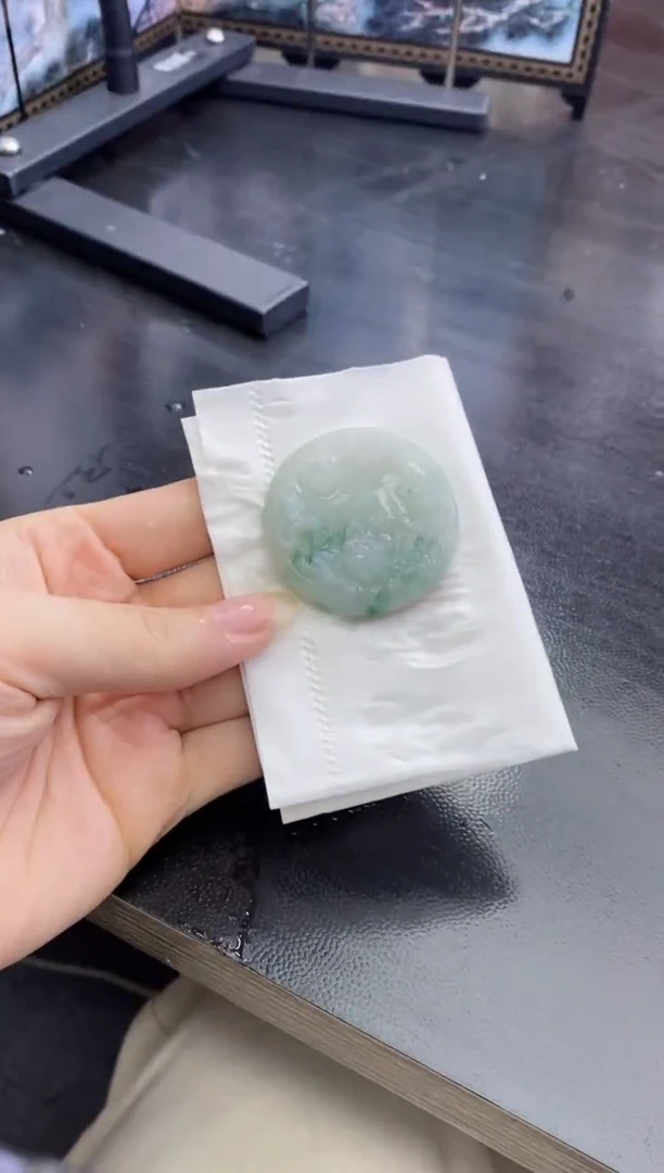 【闪购商品】定制翡翠未镶嵌牌子+QZG241120-17  51