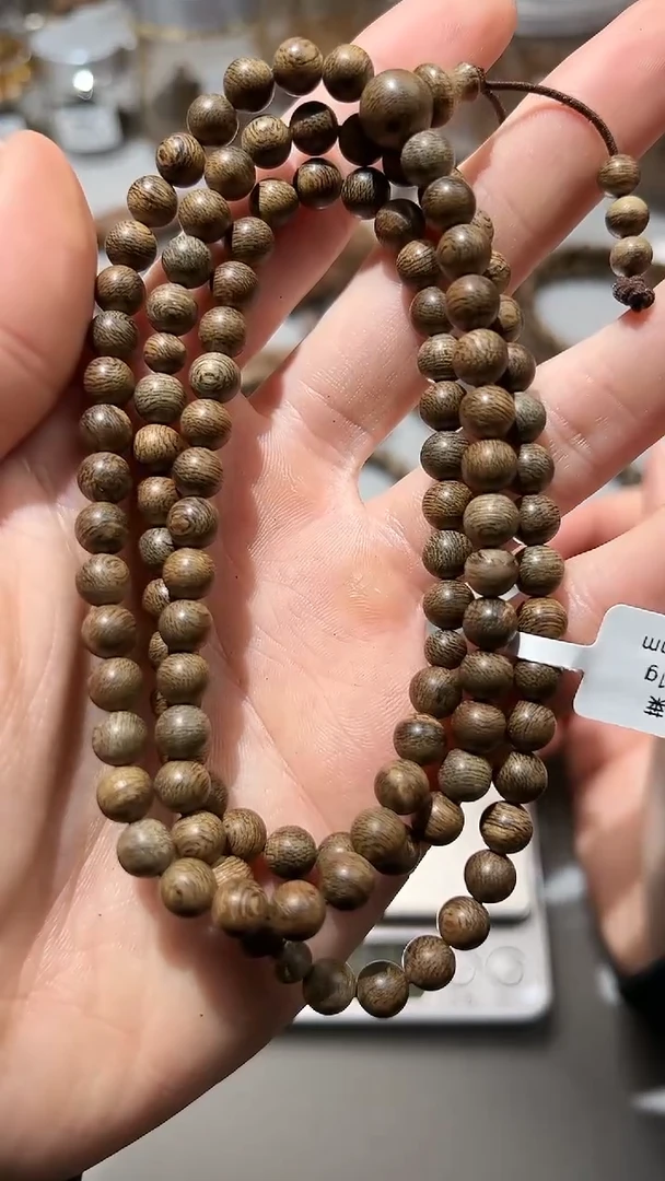 【闪购商品】沉香手串文莱八分沉6.5mm14.1g
