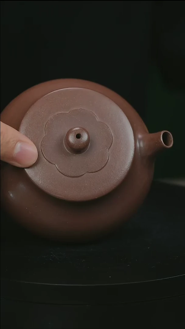 茶壶紫砂鹏*H1561范菊芳紫泥静乐