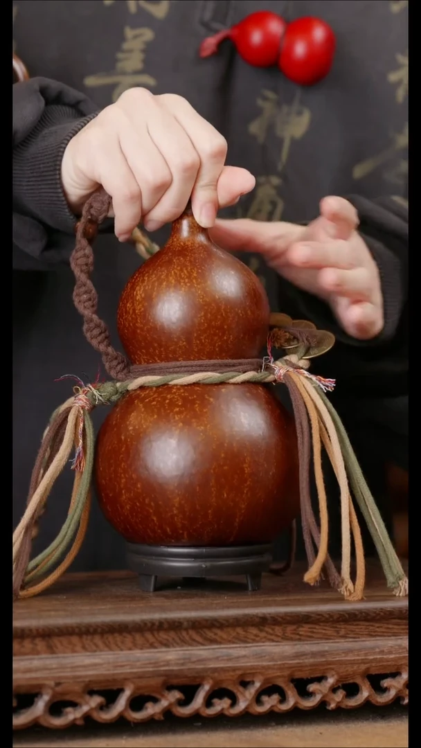 63号精品天然大漆酒葫芦一物一拍~