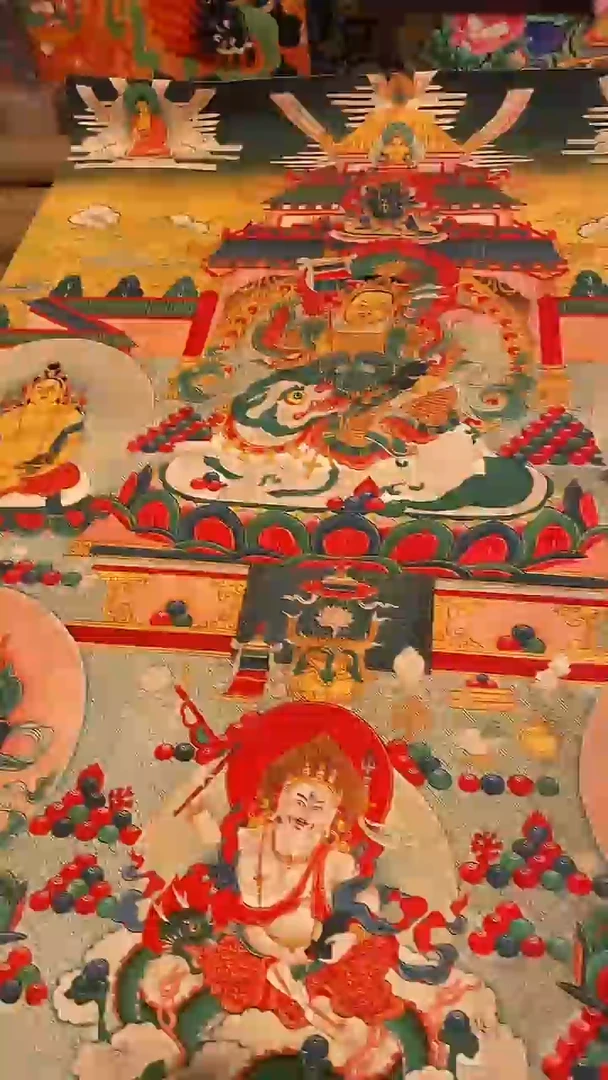 装裱画精美唐卡tk16059