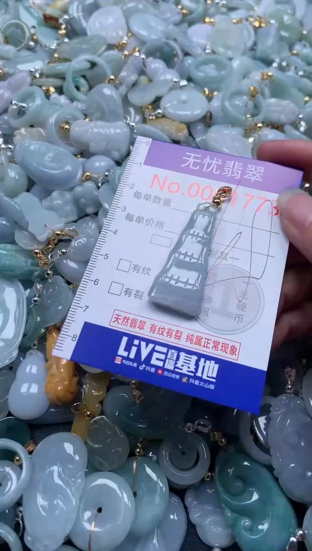 翡翠未镶嵌吊坠(不含链)1773