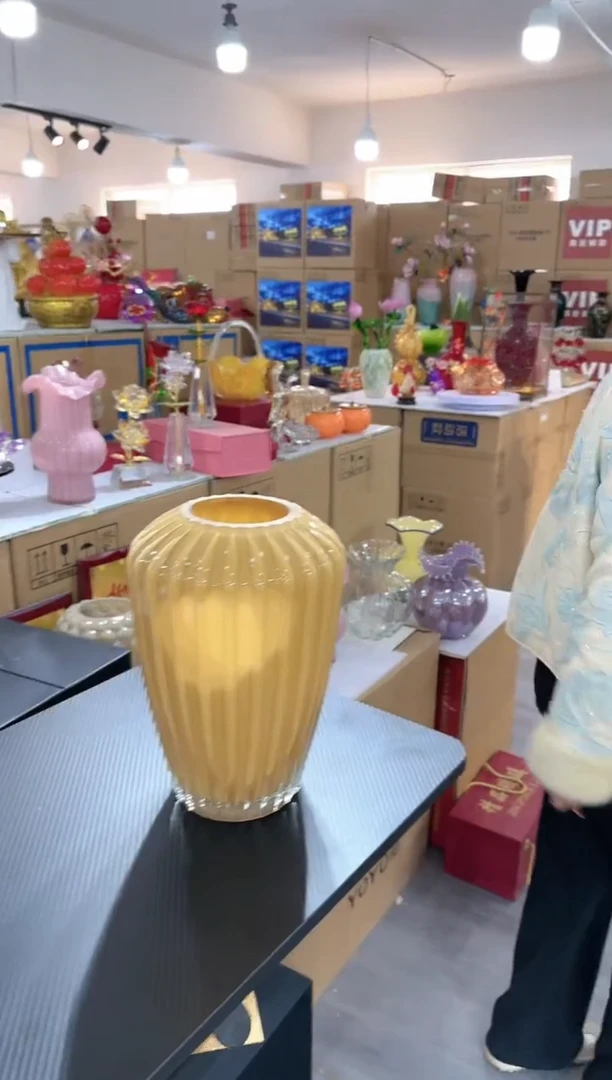 【闪购商品】琉璃泰轩花器W-20晚