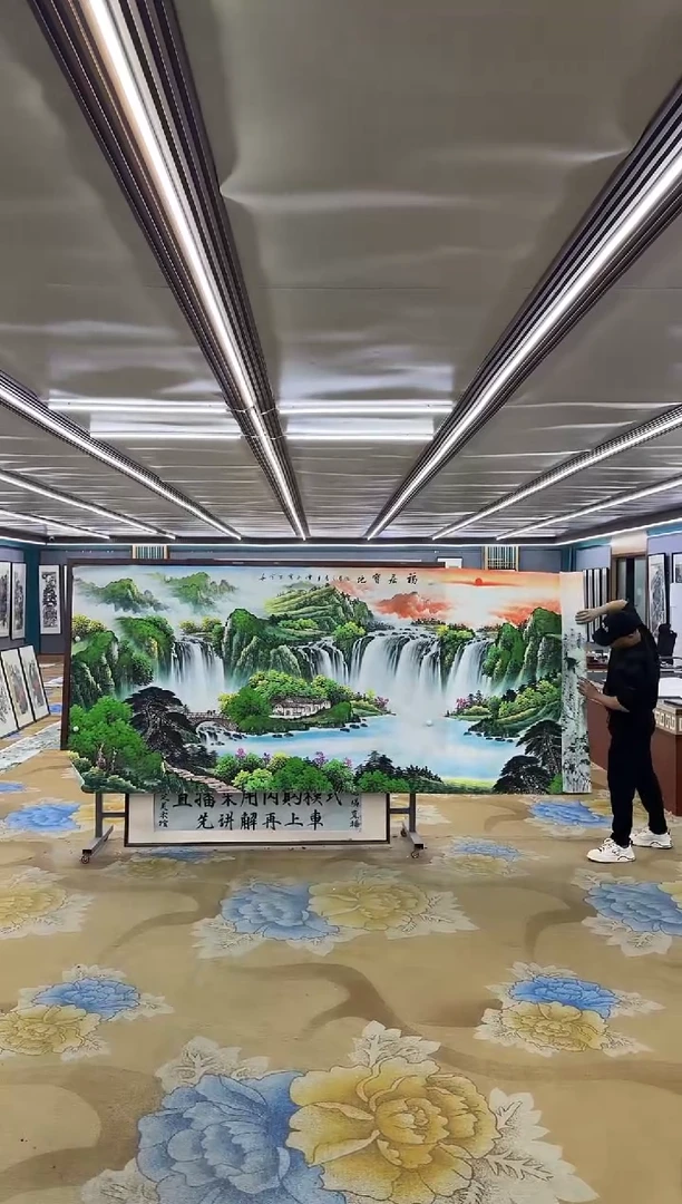 国画M刘雪红-大丈二-山水国画
