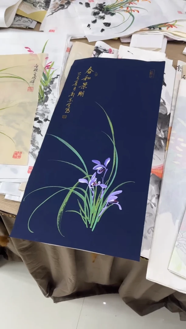 国画11.27国画手绘作品无边框