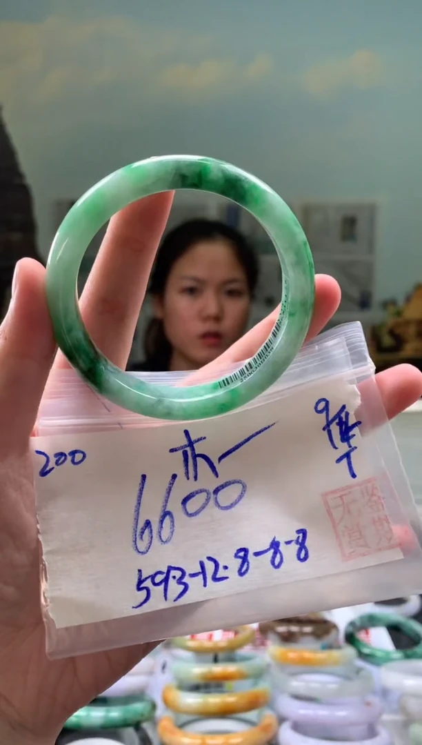 未镶嵌手镯翡翠木*翡翠手镯 下单联系小耳机#200