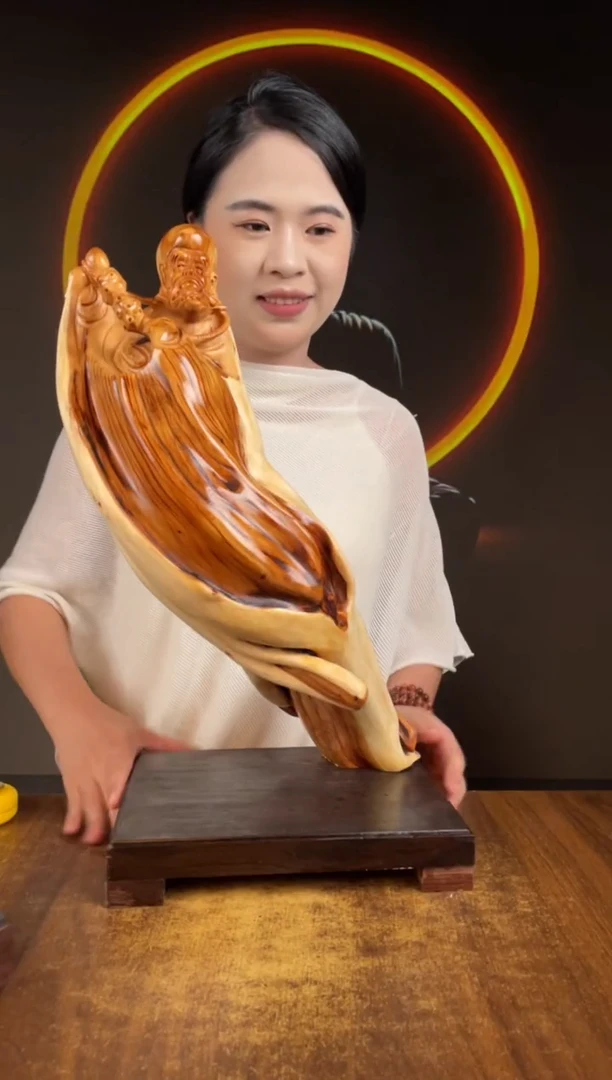 柏木（崖柏）手工摆件,先抢先得! 编号:90