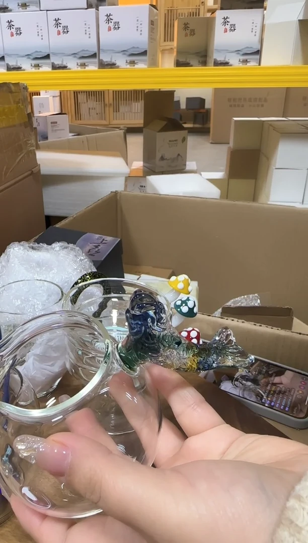 【闪购商品】大鱼侧把公道杯带盒