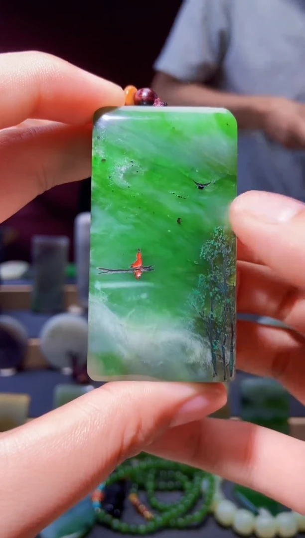 和田玉未镶嵌挂件yc