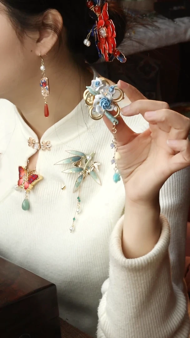 【闪购商品】刺绣纯手工非遗国风饰品