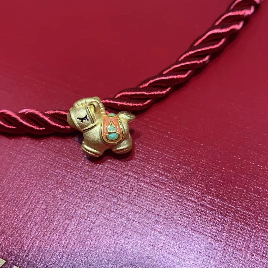 CBAI/菜百XT足金饰品转运珠（小马）