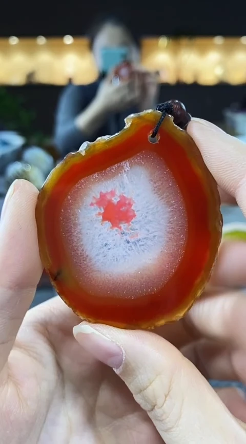 未镶嵌颈饰玛瑙/玉髓疯***魔玛瑙