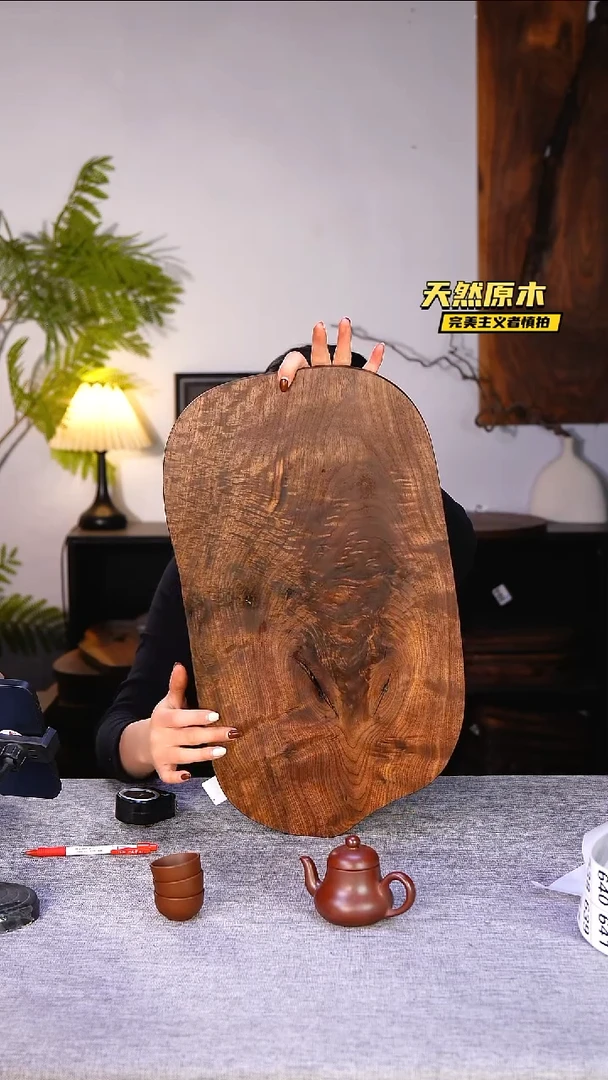 木北美黑胡桃原木.干裂疤结不属于商品质量问题完美主义者慎拍