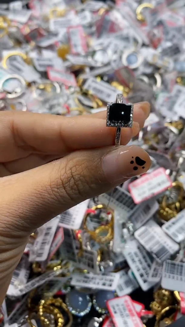 银S925镶嵌戒指翡翠444    6