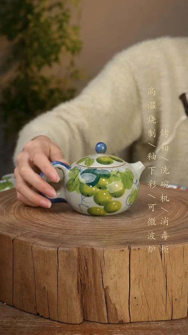 碗瓷景德镇手工手绘高温瓷釉下彩