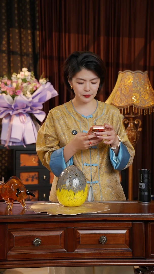 琉璃暖光灯--灰。。。