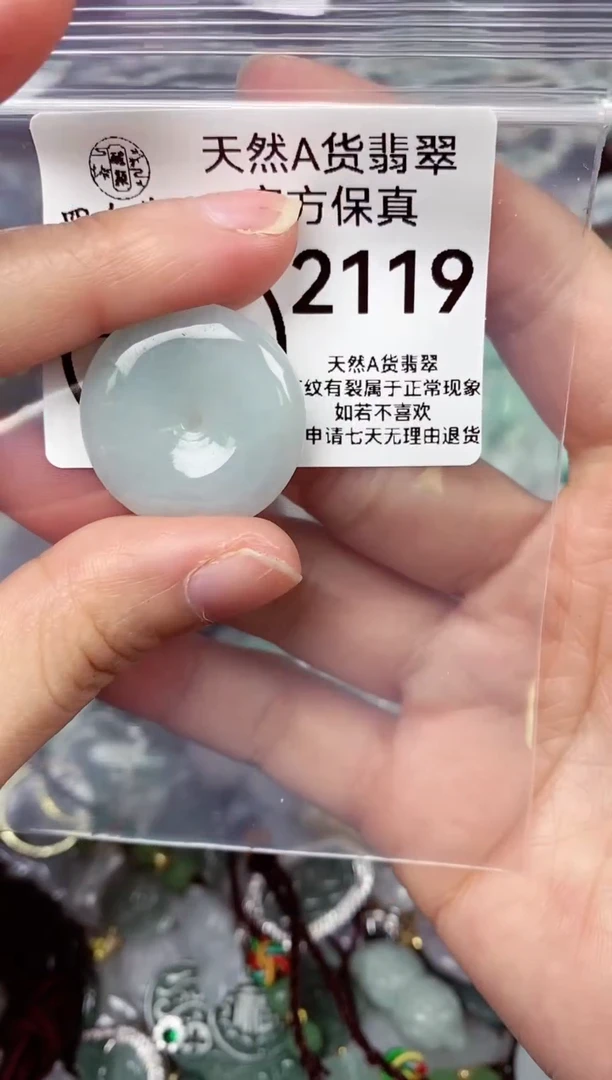 【闪购商品】翡翠颈饰未镶嵌天然A货翡翠2119