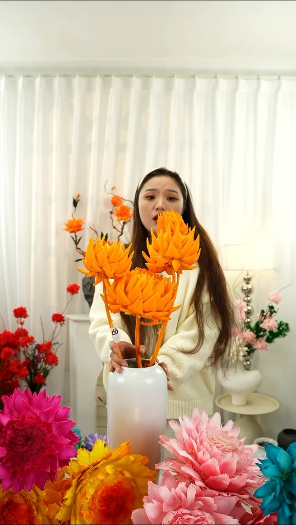 永生花  霸王花  落日橙  A166