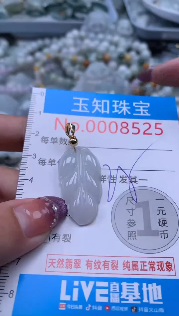 翡翠未镶嵌吊坠(不含链)8525