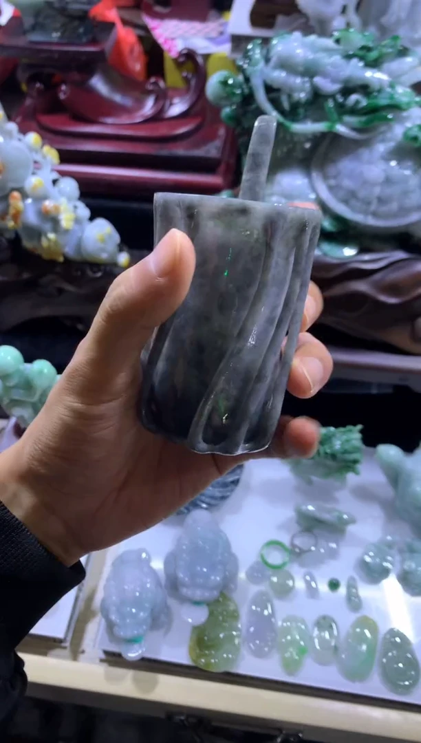 未镶嵌摆件翡翠用****3翡翠摆件