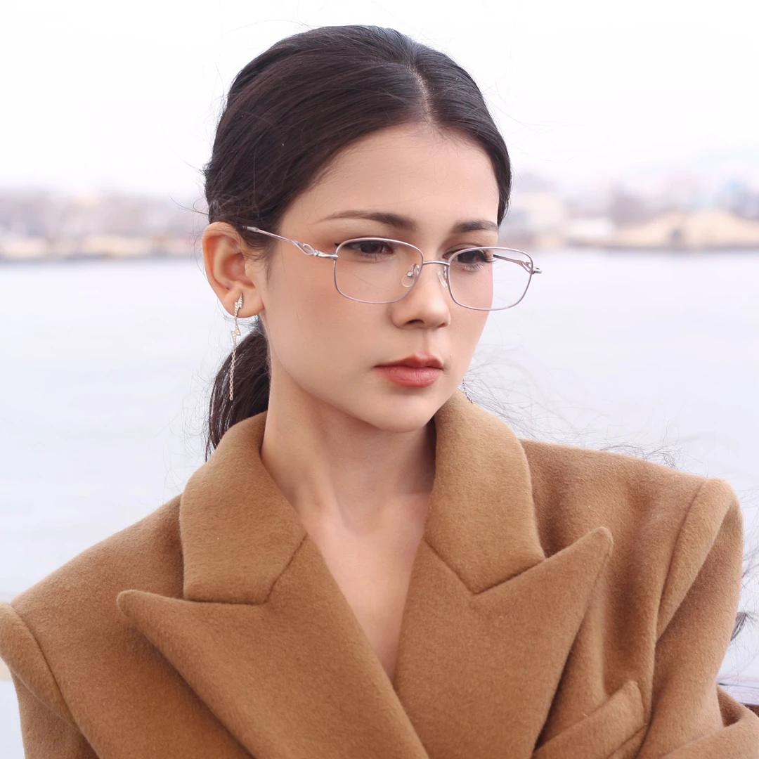 山与溪赫拉鸢尾超轻钛框潮流精致高端设计师镜框