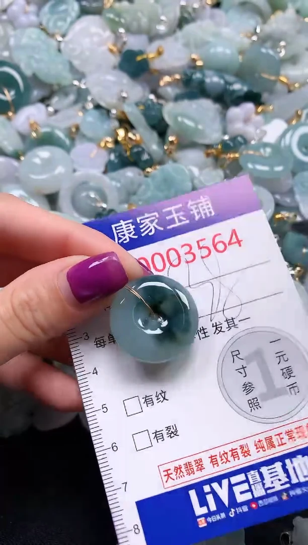 颈饰未镶嵌翡翠3564