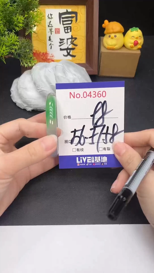 未镶嵌手镯翡翠4360