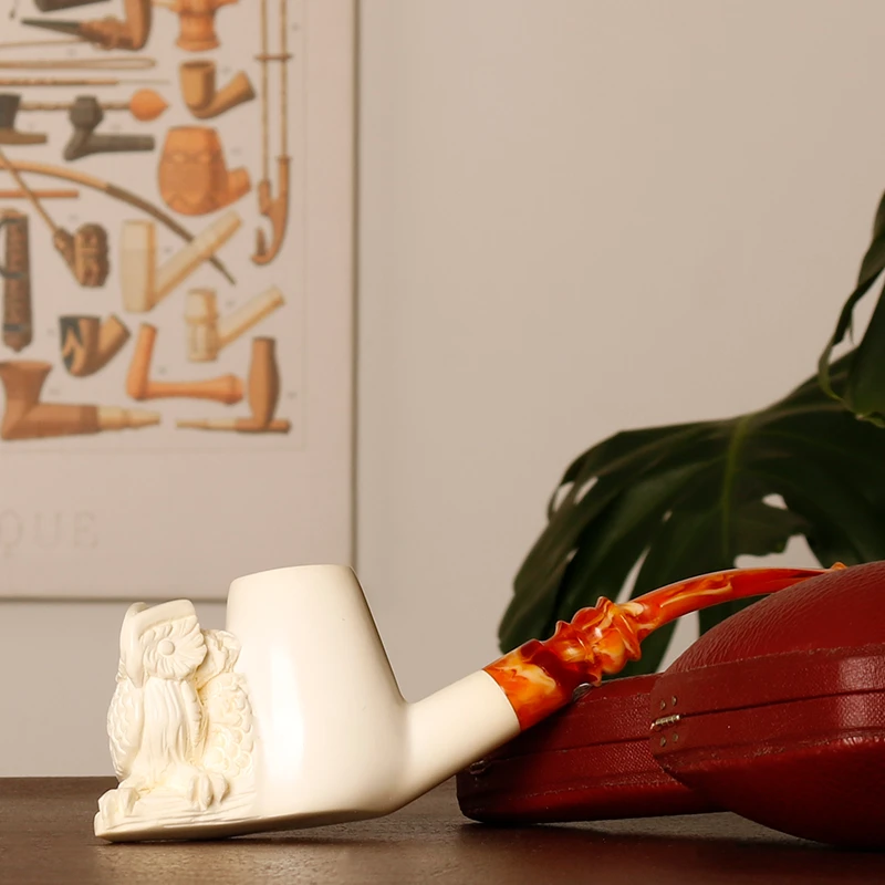 010特价土耳其F.YAVUZ亚武兹 鹰 可连续抽3毫米 海泡石烟斗