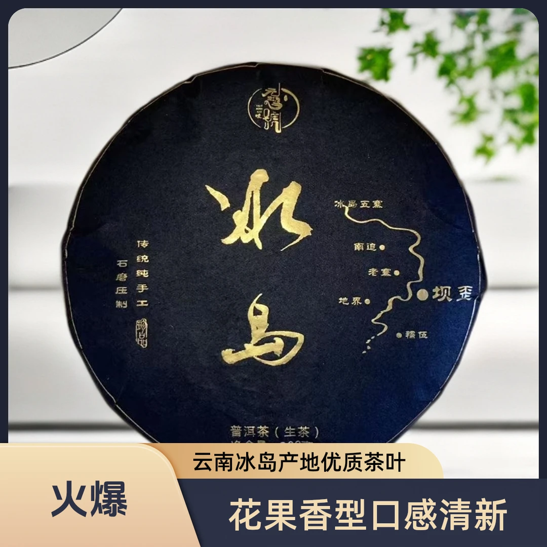 【元鸿冰岛】2023年春 冰岛坝歪 黑金款200g饼茶