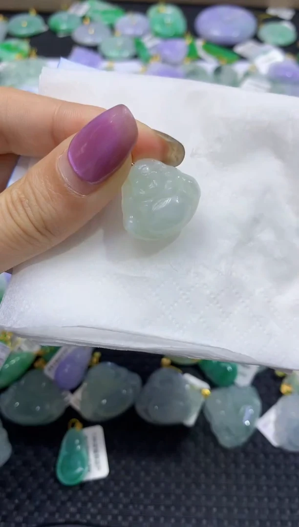 颈饰未镶嵌翡翠天然缅甸翡翠A货