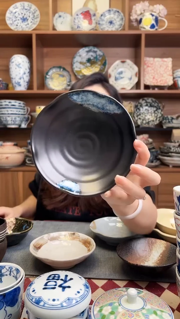 瓷片融雪平小鉢