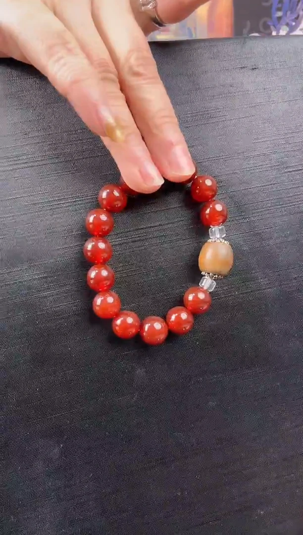 未镶嵌手串玛瑙/玉髓天然