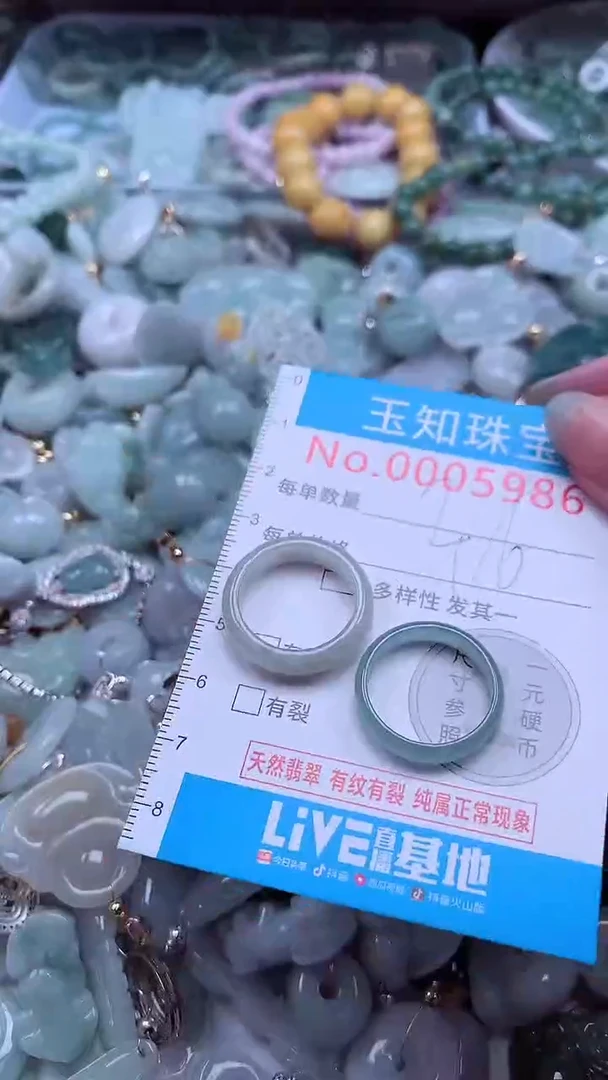 翡翠未镶嵌吊坠(不含链)5986