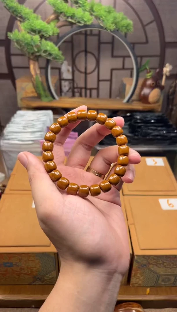 手串紫金鼠纯肉实心黄金甲