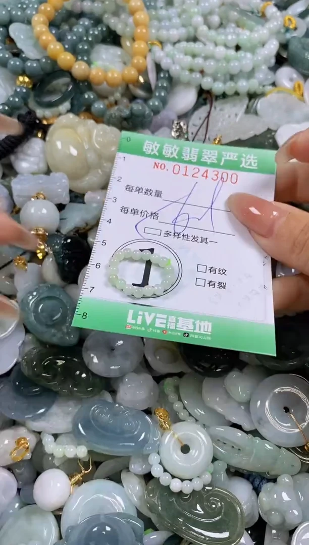 【闪购商品】翡翠颈饰未镶嵌闪购0124300多样性发其一