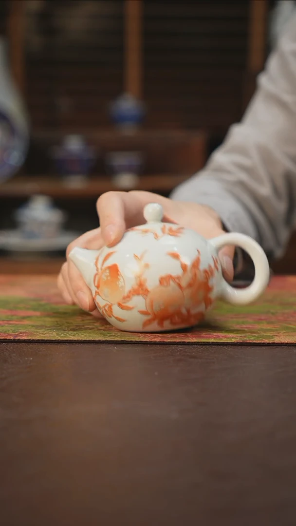 杯景德镇陶瓷杯碗柴烧多人