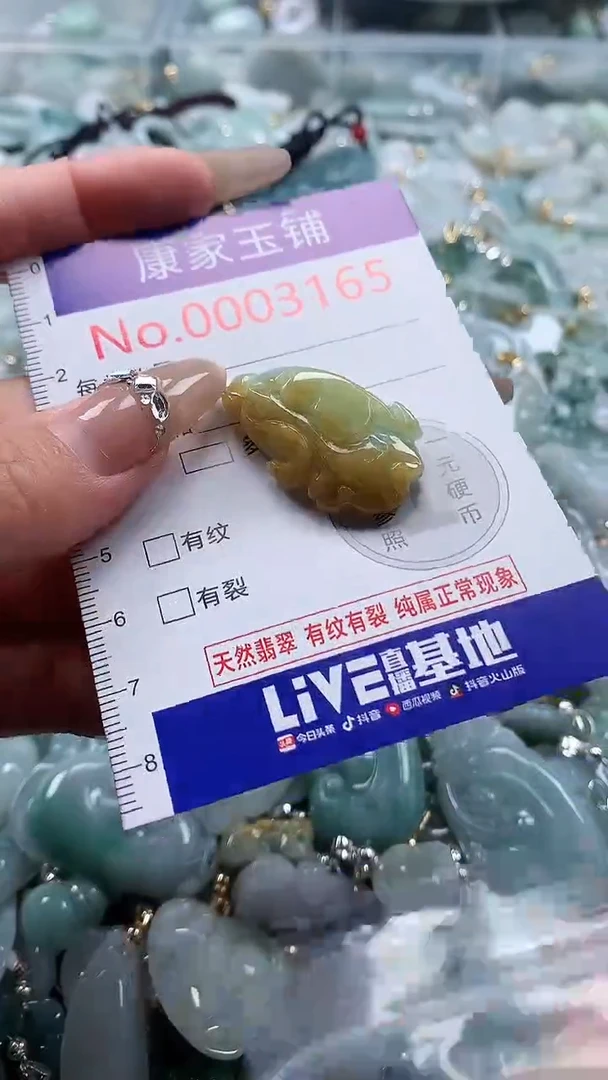 翡翠未镶嵌吊坠(不含链)3165