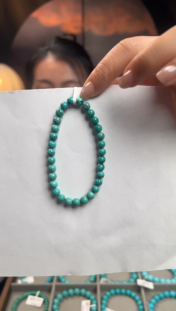 未镶嵌绿松石手链卡6