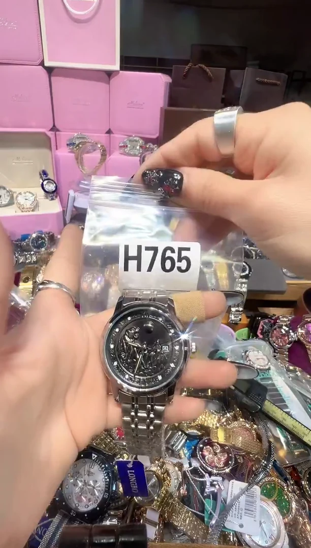 石英机芯不锈钢不锈钢直播定闪专用