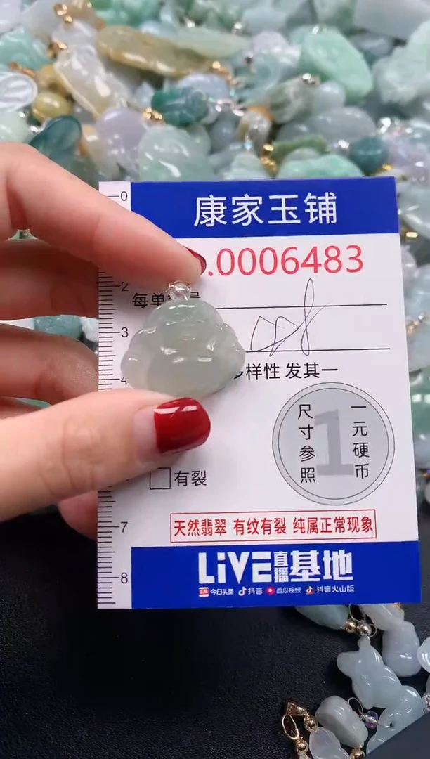 颈饰未镶嵌翡翠6483