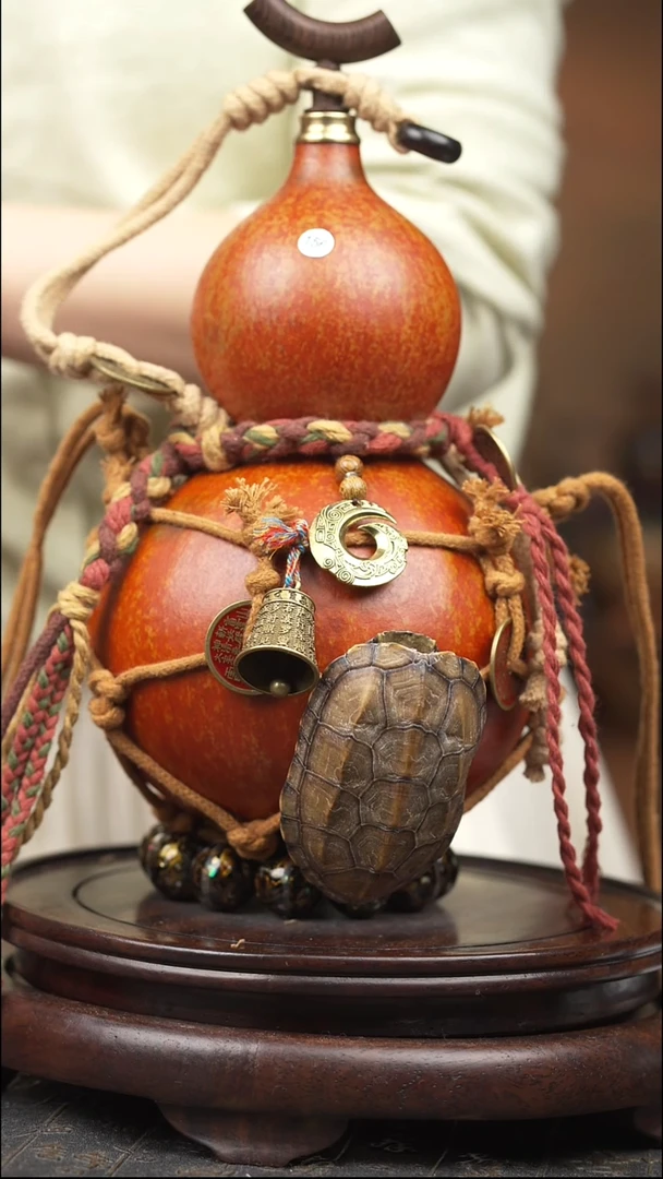 156号大漆酒葫芦一物一拍【双福双禄】